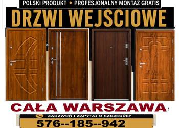 Drzwi wejściowe zewnętrzne z montażem tanio