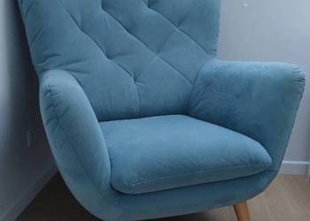 Fotel Black Red White Pirjo w kolorze niebieskim