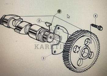 CLAAS 60 0502 595 4/60 0502 895 9/wałek rozrządu/Celtis 456 456-426 Ares 5…