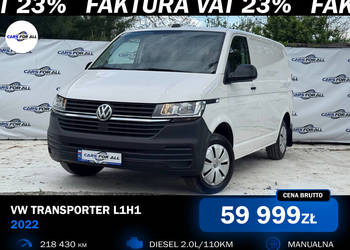 Volkswagen Transporter 2.0 CR TDI SCR 110KM z 2022 roku.