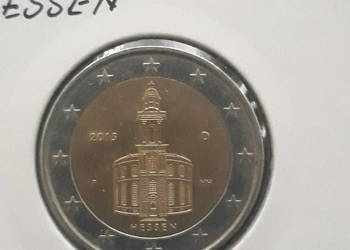 2 Euro Niemcy 2015 r. - Hessen - men. F