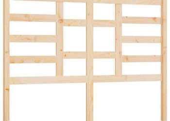 Wezgłowie łóżka 156x4x104 cm lite drewno sosnowe WM-818145