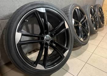 21 cali Audi A6 A7 A8 felgi koła komplet 5x112 ET35 9.5J rotor