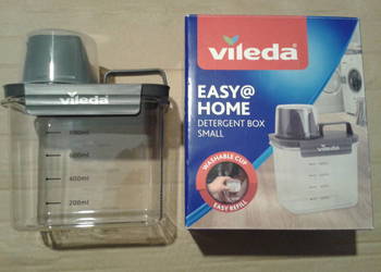 VILEDA Pojemnik na detergenty proszek płyn do prania z miarką 1,1 L