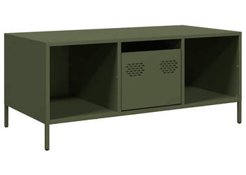 Stolik kawowy oliwkowy 1015x50x435 cm stal WM-851278