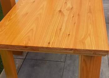 stół ogrodowy domowy 250x90x4 modrzew