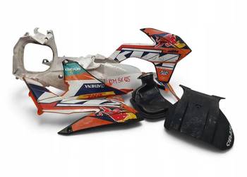 ZESTAW PLASTIKÓW OWIEWEK OSŁON KTM SX125 125 SX EXC 12-15 osłona owiewka