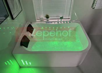 Wanna z hydromasażem LS-7001 PRAWA prostokątna 170cmx120cmx5