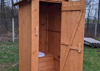 Toaleta drewniana WC szalet toy toy przenośna ubikacja wychodek