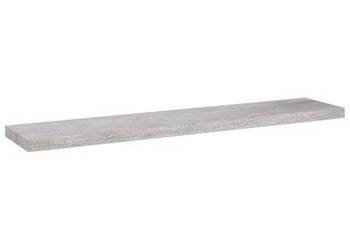 vidaXL Półka ścienna, szarość betonu, 120 x 23,5 x 3,8 cm, MDF(sku326606)
