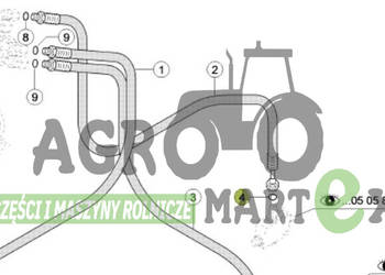 0005809100, 05809100, 5809100 PIERŚCIEŃ OGRANICZ 1/4" CLAAS