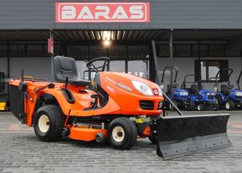 Traktor kosiarka KUBOTA GR1600 Diesel Pług (081102.4) - Baras