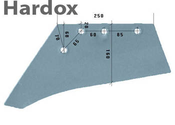 Lemiesz 300ha! HARDOX 3333819/L WS2L części do pługa LEMKEN