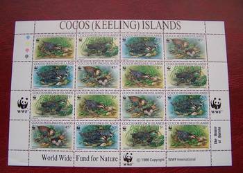 Cocos Island 1992 MNH Mi. 267/70 Fauna Ptaki WWF