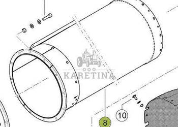 Claas Lexion 8600 8700 8800 Rura Rozładowcza CZĘŚCI 0018199483 00 1819 948…