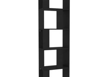Regał na książki/przegroda czarny 45x24x159 cm WM-800109