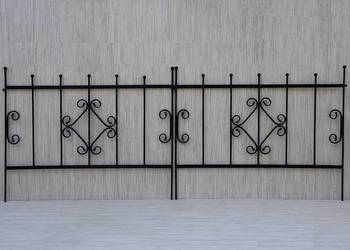 PŁOTEK metalowy do ogrodu 100x80 cm obrzeże