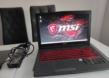 Laptop gamingowy MSI GV62 7RD i5 gtx1050