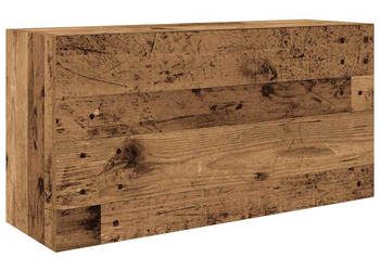 Wisząca szafka łazienkowa stare drewno 80x25x40 cm WM-860092