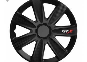 KOŁPAKI 16 KOMPLET CARBON CZARNE 4 SZTUKI AUTOTECH MRĄGOWO