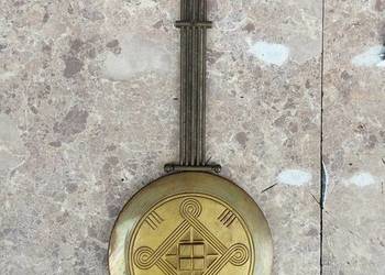 772 Wahadło rusztowe zegara ściennego Kienzle 11,5cm dł 34cm tłoczone