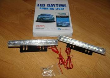 LED-owe światła do jazdy dziennej  2 x 8 LED
