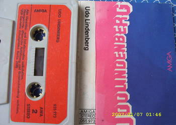 + Kaseta; UDO LINDERBERG ; AMIGA .