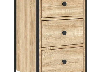 Szafka nocna dąb sonoma 40x36x60 cm materiał drewnopochodny WM-825995