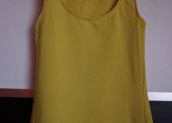 top koszulka bokserka żółta xs 34 h&m