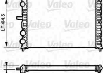 FIAT MAREA CHŁODNICA  CIECZY NOWA  VALEO  731306