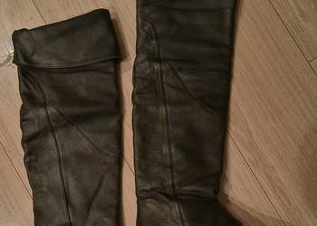 Kozaki skórzane długie