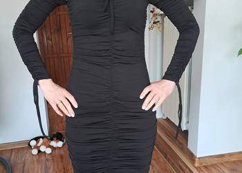 nowa czarna sukienka rozmiar z metki L ale to raczej S/M, brak metki