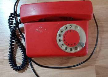 telefon z tarczą PRL - Telekom RWT, model Tulipan