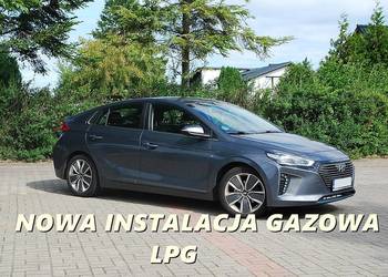 Hyundai IONIQ 1,6 benzyna-hybryda-nowa instalacja gazowa LPG.