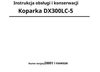 Doosan DX300LC-5 instrukcja obsługi PL DTR
