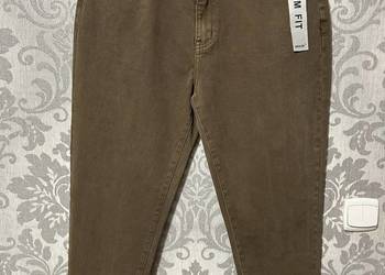 Brązowe dżinsy Mom Fit 3XL Moon Girl