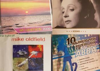 CD muzyka, Chris Rea, Edith Piaf, abba, mike oldfield