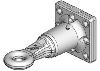 Zaczep oczkowy przykręcany obrotowy Ø 50 mm F2 145x145 mm 006546220A02