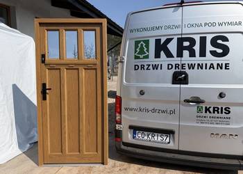 drzwi zewnetrzne WINCHESTER od ręki LEWE drewniane dostawa