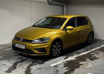 VW Golf VII Highline, 1.5 TSI  110 kW 150 KM, R-line, automat, złoty