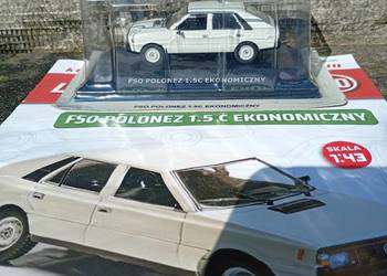 POLONEZ 1.5C Ekonomiczny Legendy FSO deagostini model 1:43 Kultowe auta PRL