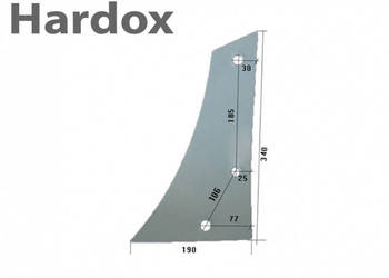 Pierś HARDOX 959427/L KG 14/16 części do pługa KRONE