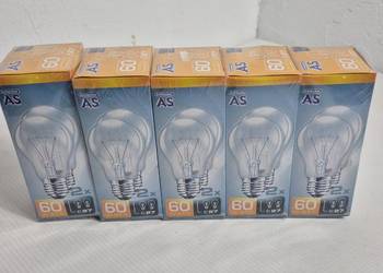 ZESTAW 10 SZT. Żarówka Tradycyjna 60W E27 – Klasyk, Ciepłe Światło