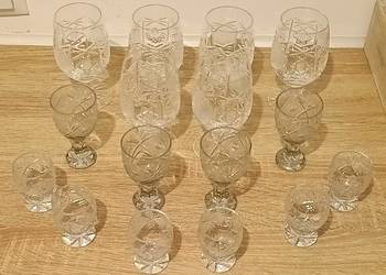 Kieliszki kryształowe z PRL