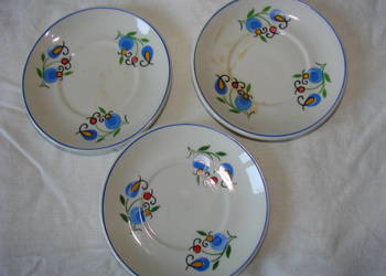 Lubiana wzór kaszubski spodeczki 3 szt