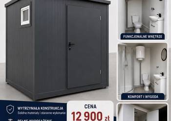 Kontener socjalny,pawilon,węzeł sanitarny,WC,prysznic