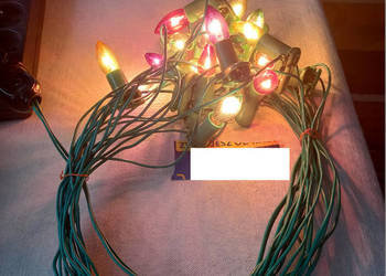 Lampki choinkowe z czasów PRL-u