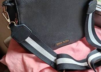 torebka listonoszka pojemna na szerokim pasku shopper na ramię do ręki