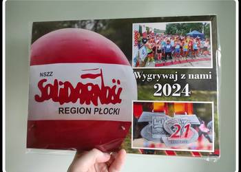 Dwa kalendarze 2024 PŁOCK Ścienny + książkowy A5