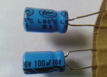 Kondensatory elektrolityczne Lelon 100uF 16V 10szt